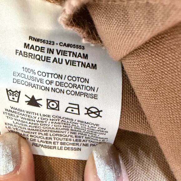 NWT Jordan Nike Cotton Women Utility Cargo High-rise Pants Archaeo Brown Size L - Picture 11 of 14